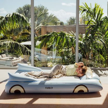 Kids Sleepover Bed - Blue Convertible Air Mattress | Funboy Online