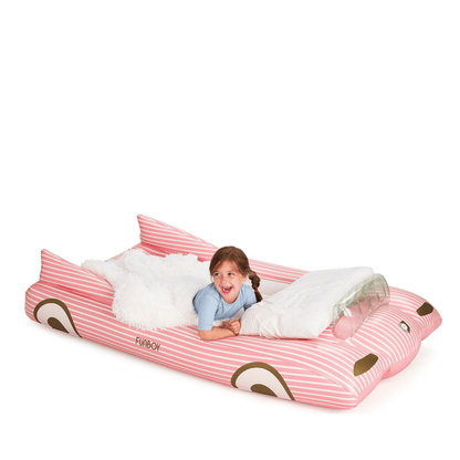 Kids Sleepover Bed - Pink Convertible Air Mattress | Funboy On Sale