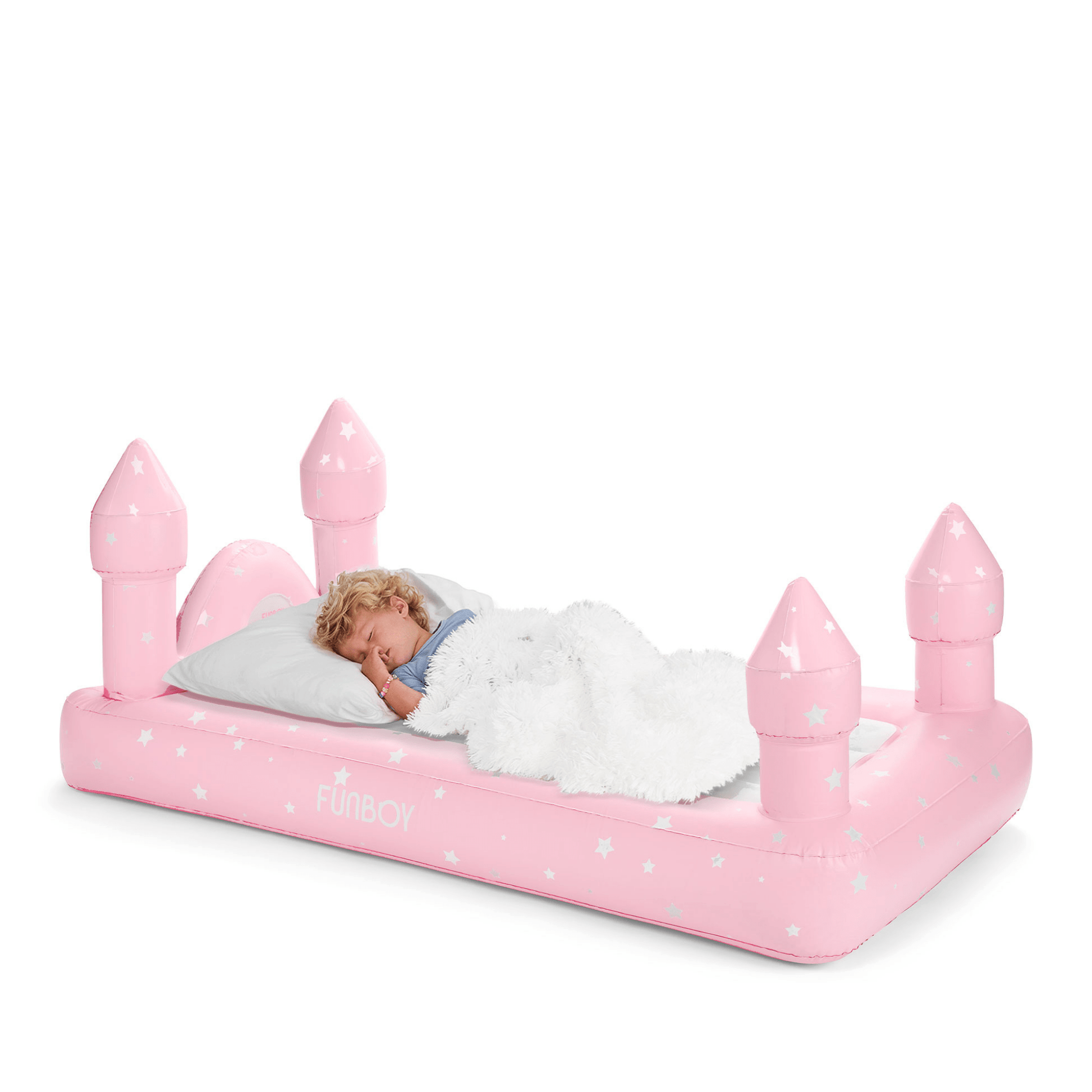 Kids Sleepover Bed - Pink Castle Air Mattress | Funboy For Sale