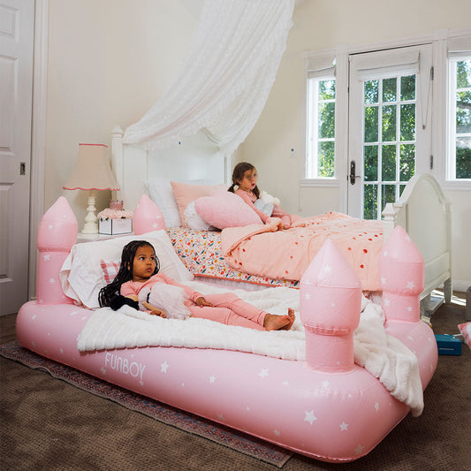 Sleepover Beds - Pink Castle, 2 Pack | Funboy New