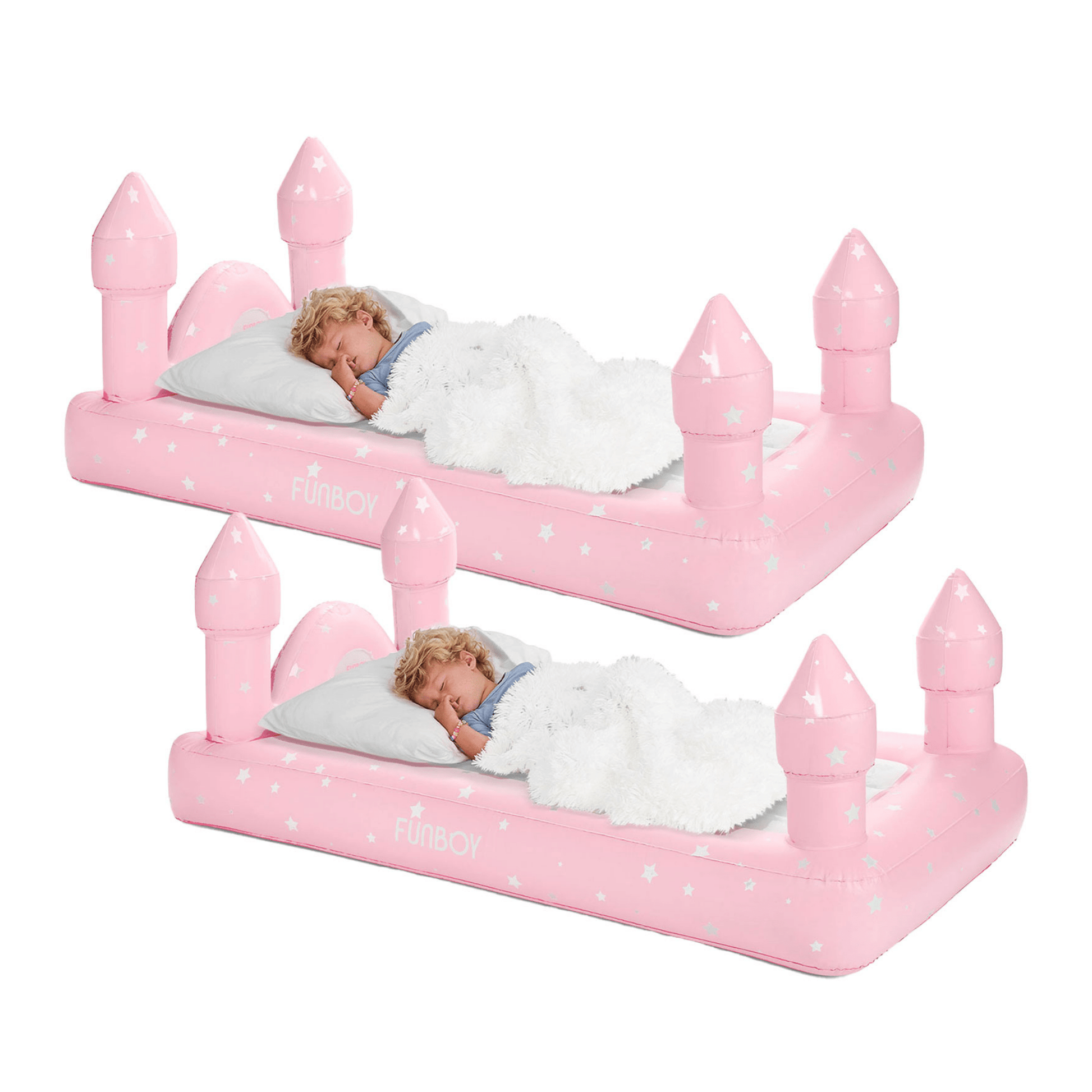 Sleepover Beds - Pink Castle, 2 Pack | Funboy New