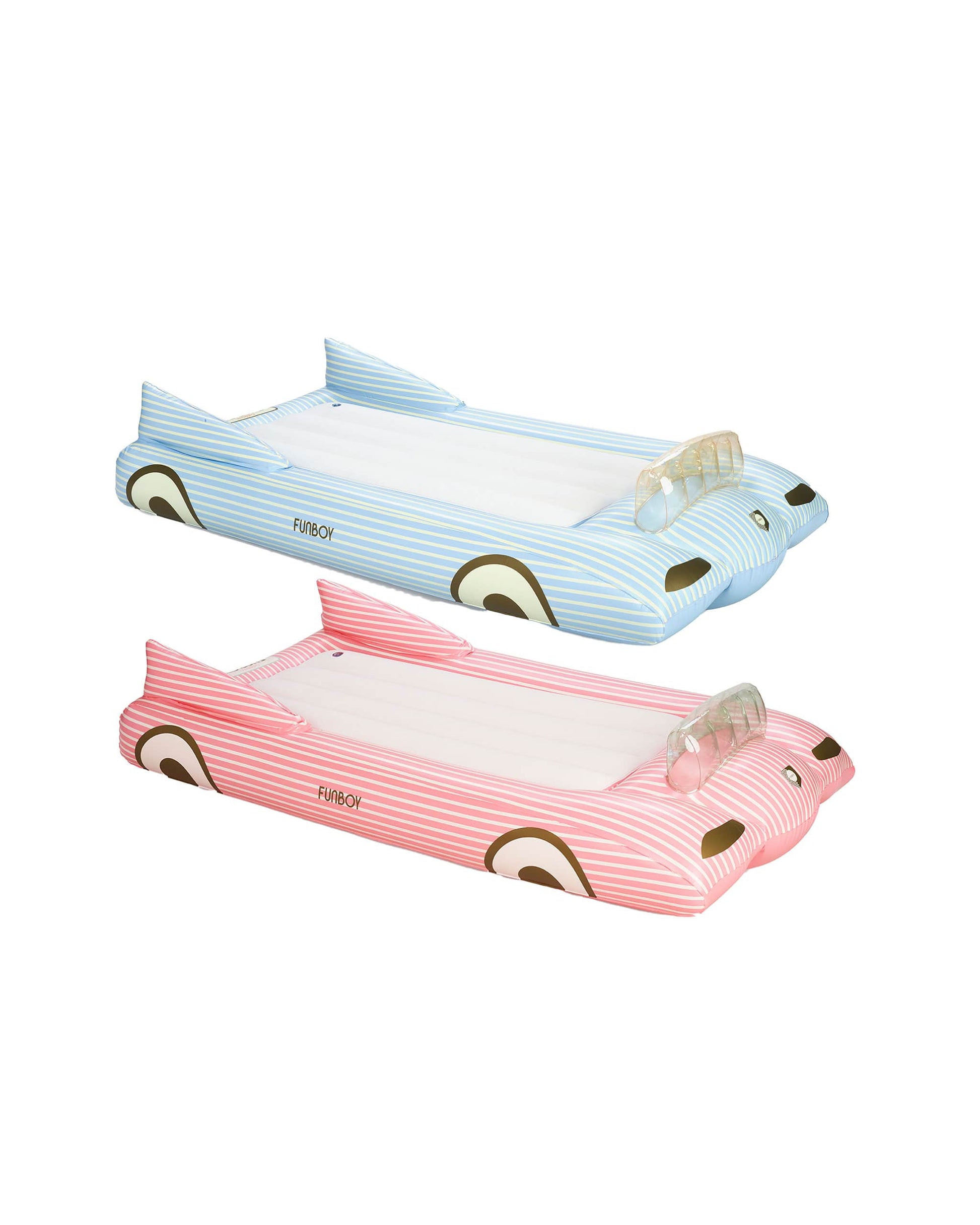 Kids Sleepover Beds, Pink & Blue Convertible, 2 Pack | Funboy Near Me