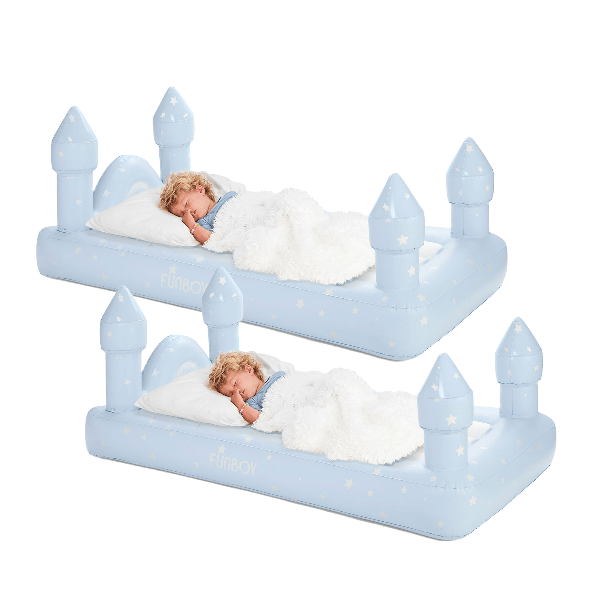 Sleepover Beds - Blue Castle, 2 Pack | Funboy Online