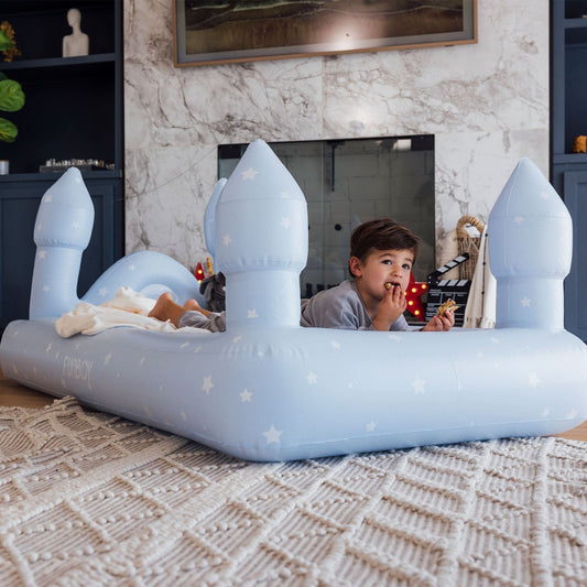 Kids Sleepover Bed - Blue Castle Air Mattress | Funboy Sale