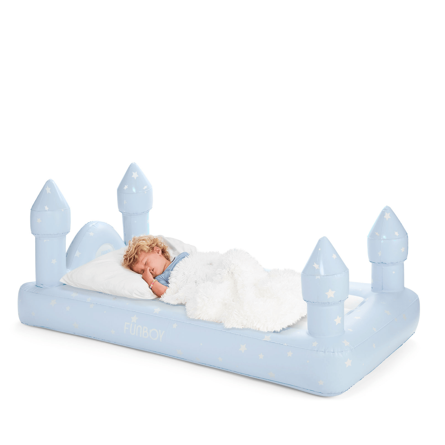 Kids Sleepover Bed - Blue Castle Air Mattress | Funboy Sale