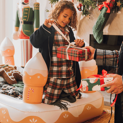 Kids Sleepover Bed - Christmas Gingerbread Air Mattress | Funboy For Sale