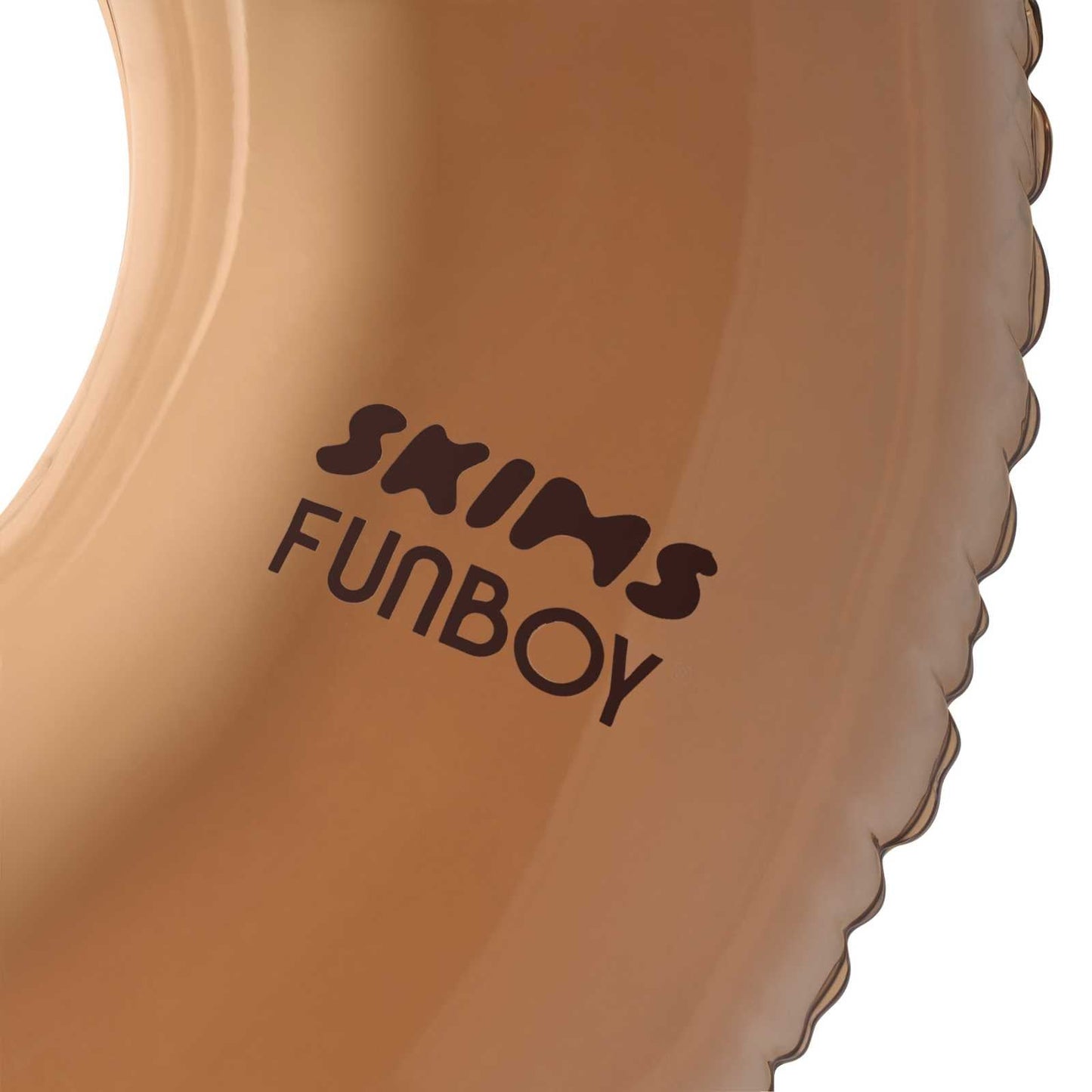 SKIMS x FUNBOY Sienna Clear Tube Float - 46" inflated w/ Cup Holder | Funboy Near Me