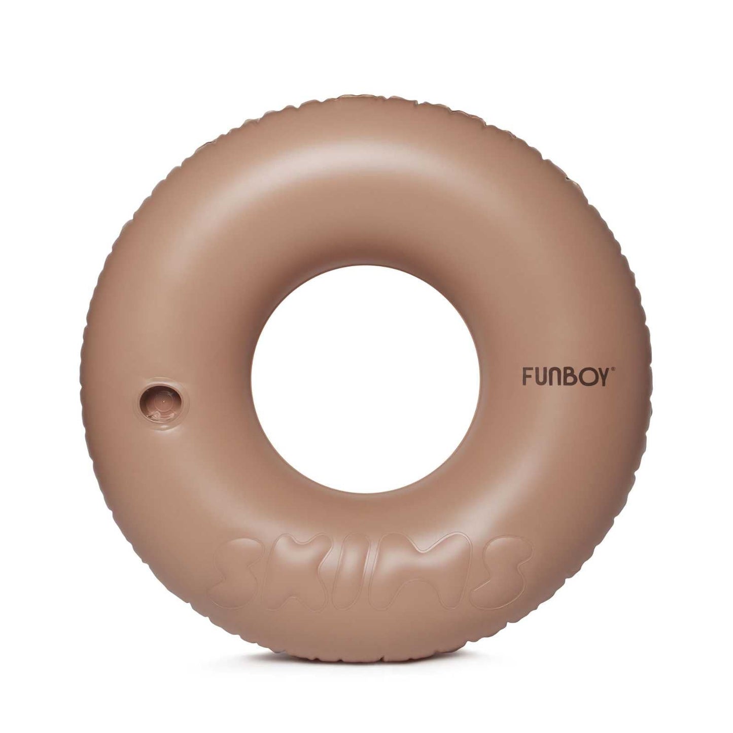 SKIMS x FUNBOY Sienna Embossed Tube Float - 46" Inflated w/ cup holder | Funboy On Sale