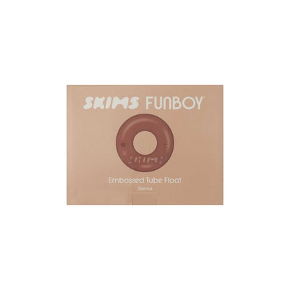 SKIMS x FUNBOY Sienna Embossed Tube Float - 46" Inflated w/ cup holder | Funboy On Sale