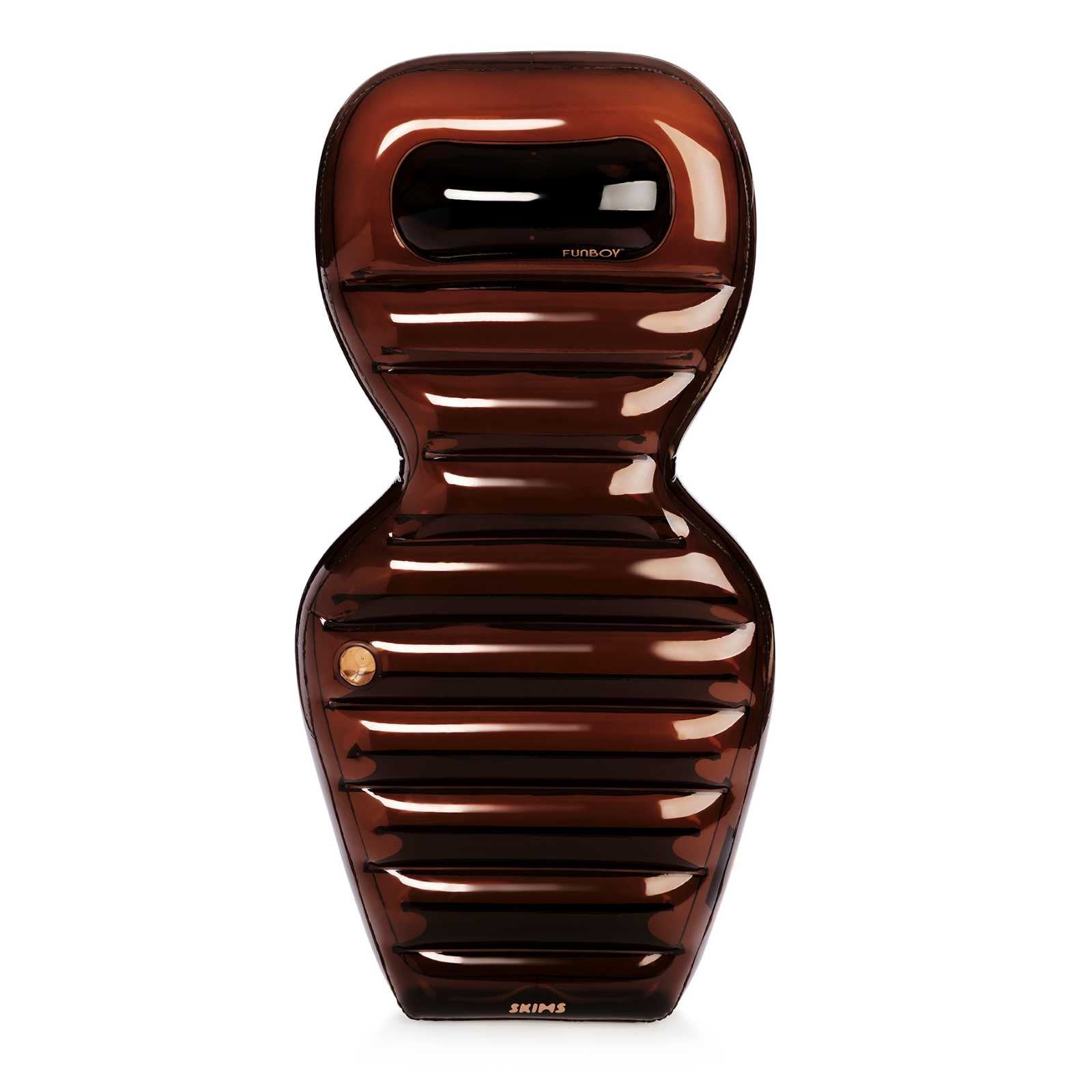 SKIMS x FUNBOY Cocoa Silhouette Clear Lounger | Funboy For Sale