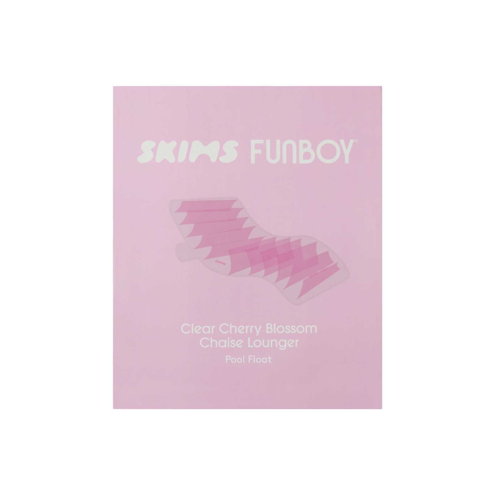 SKIMS x FUNBOY Cherry Blossom Clear Chaise Lounger | Funboy New