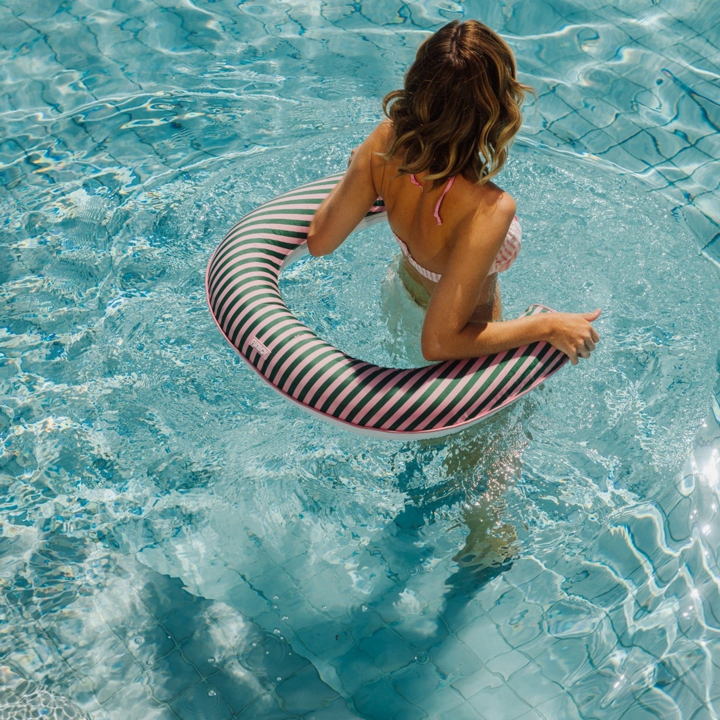Fabric Covered Pool Noodle - Pink & Green | Funboy Sale