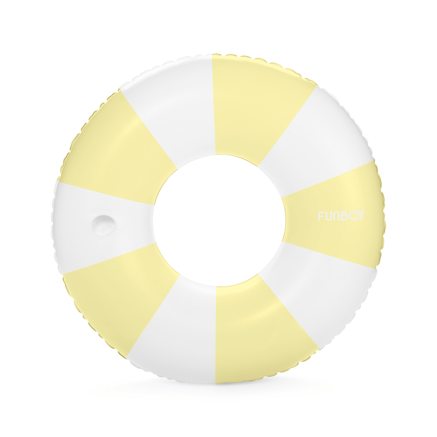Yellow Vintage Stripe Tube Float | Funboy Discount