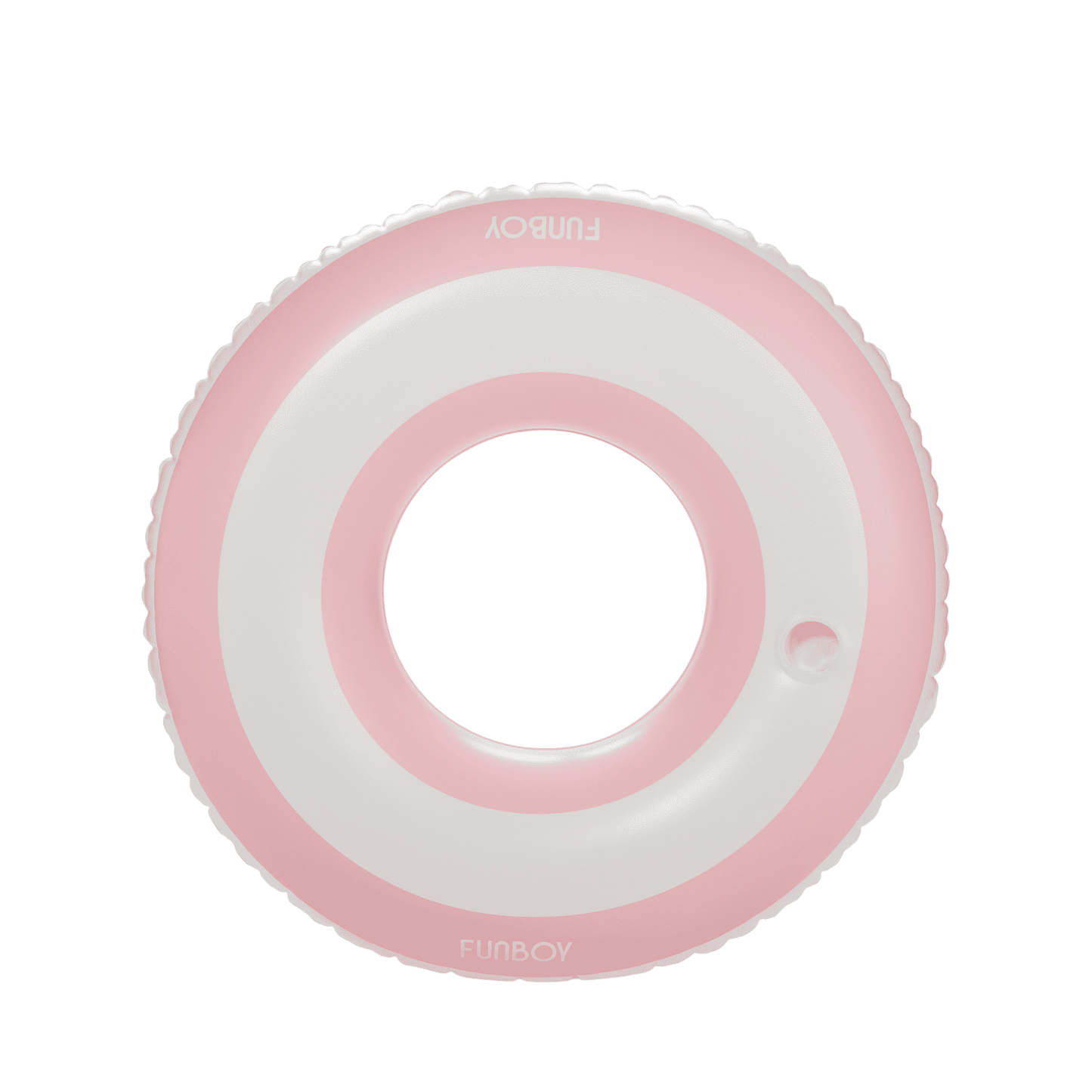 Pool Tube Float: Pink & White, Striped | Funboy Discount