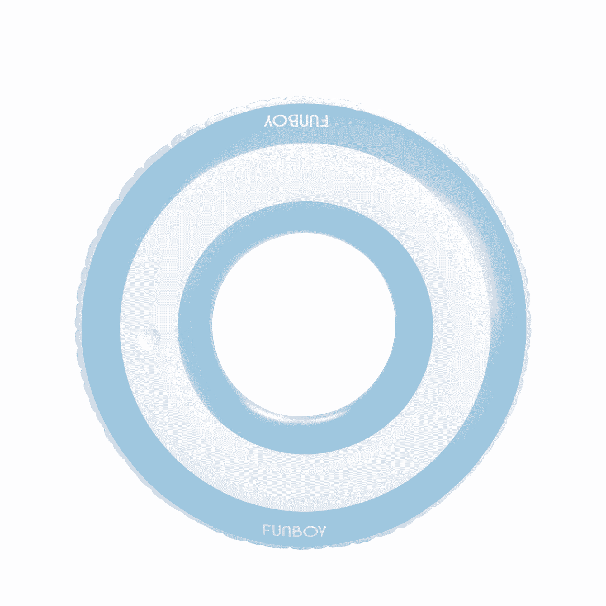 Blue & White Stripe Tube Pool Float | Funboy New