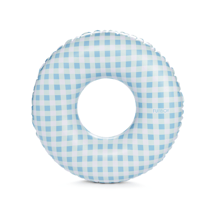 Blue Gingham Kids Tube Float | Funboy Near Me