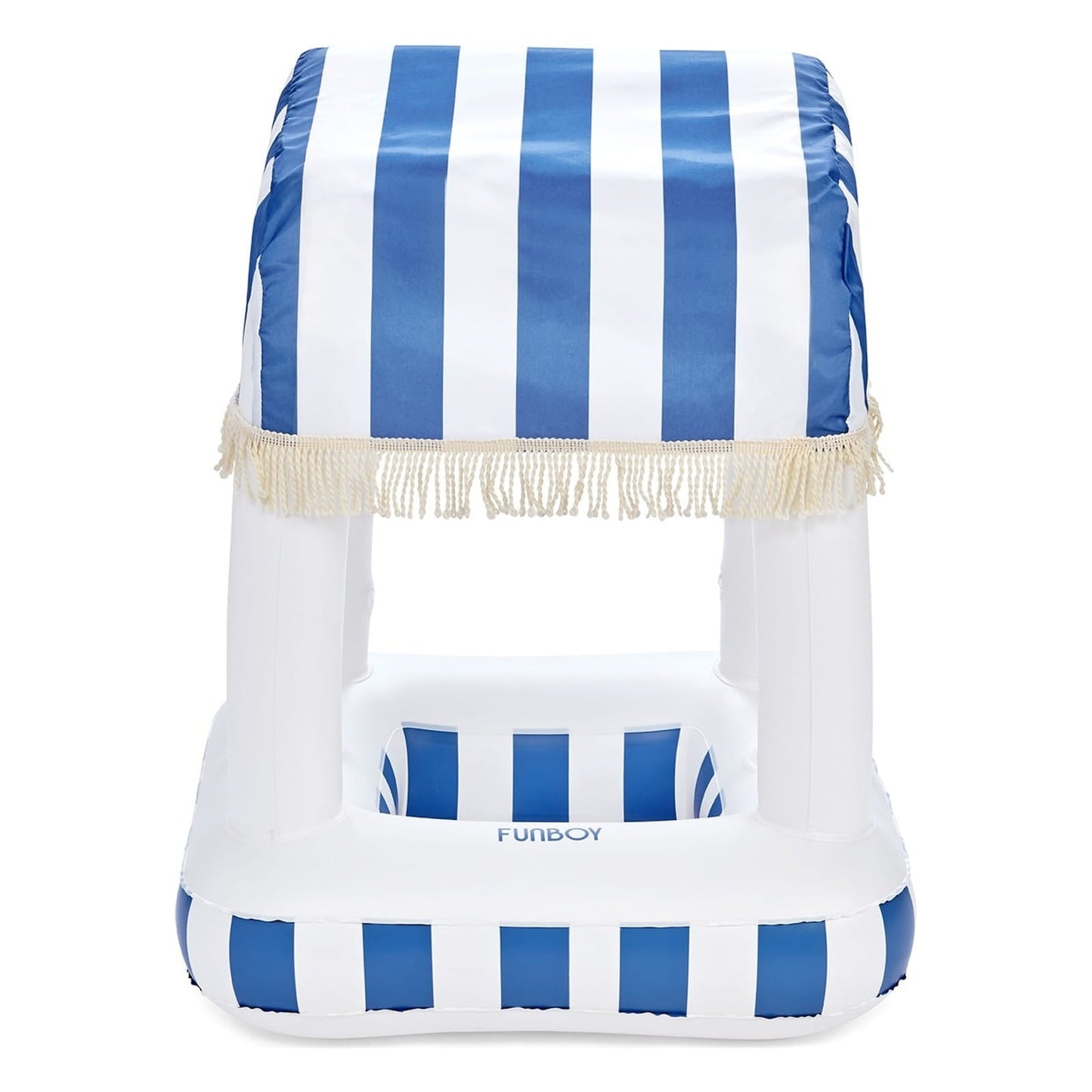Blue & White Striped Floating Cabana Bar | Funboy For Sale