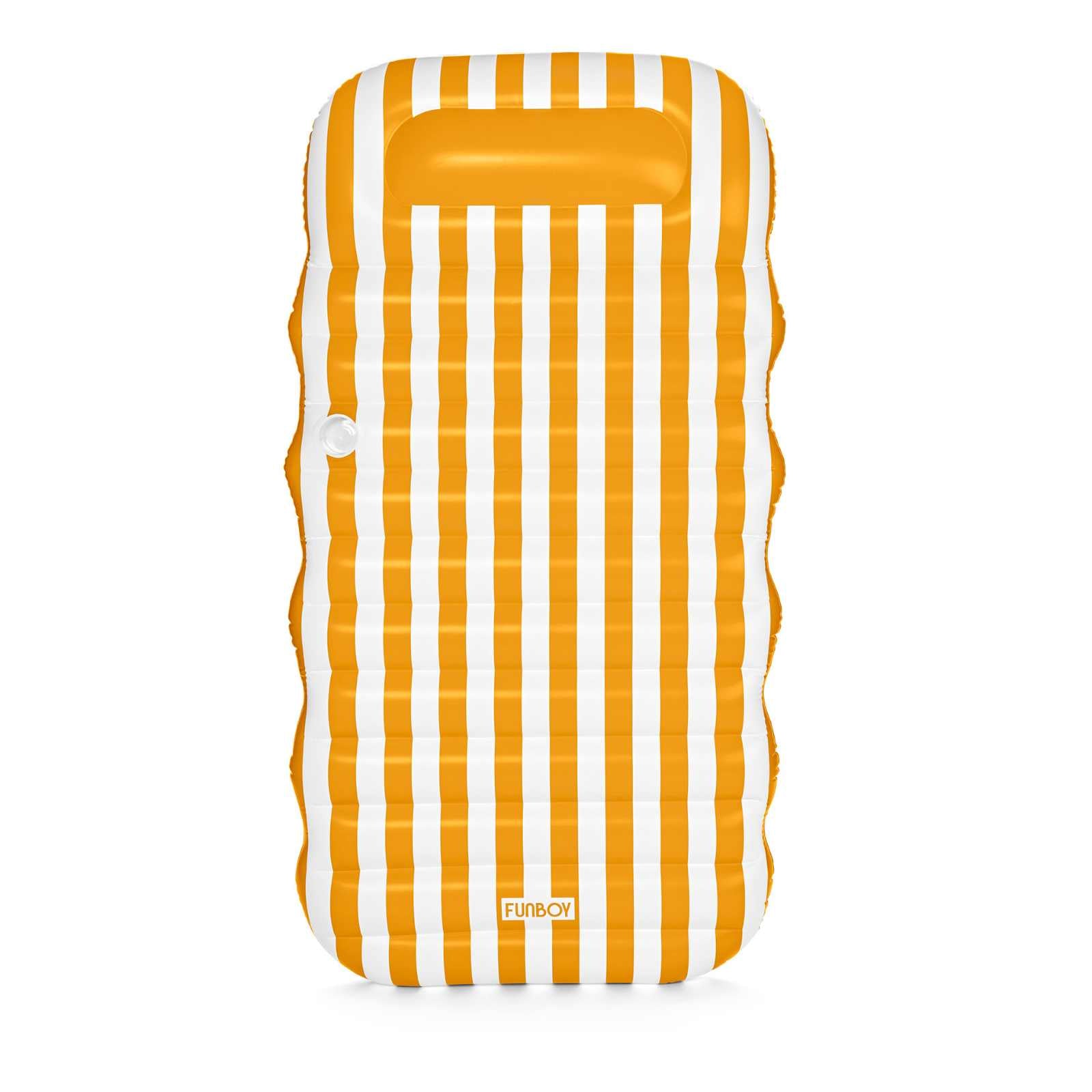Flat Lounger Yellow Stripe | Funboy New