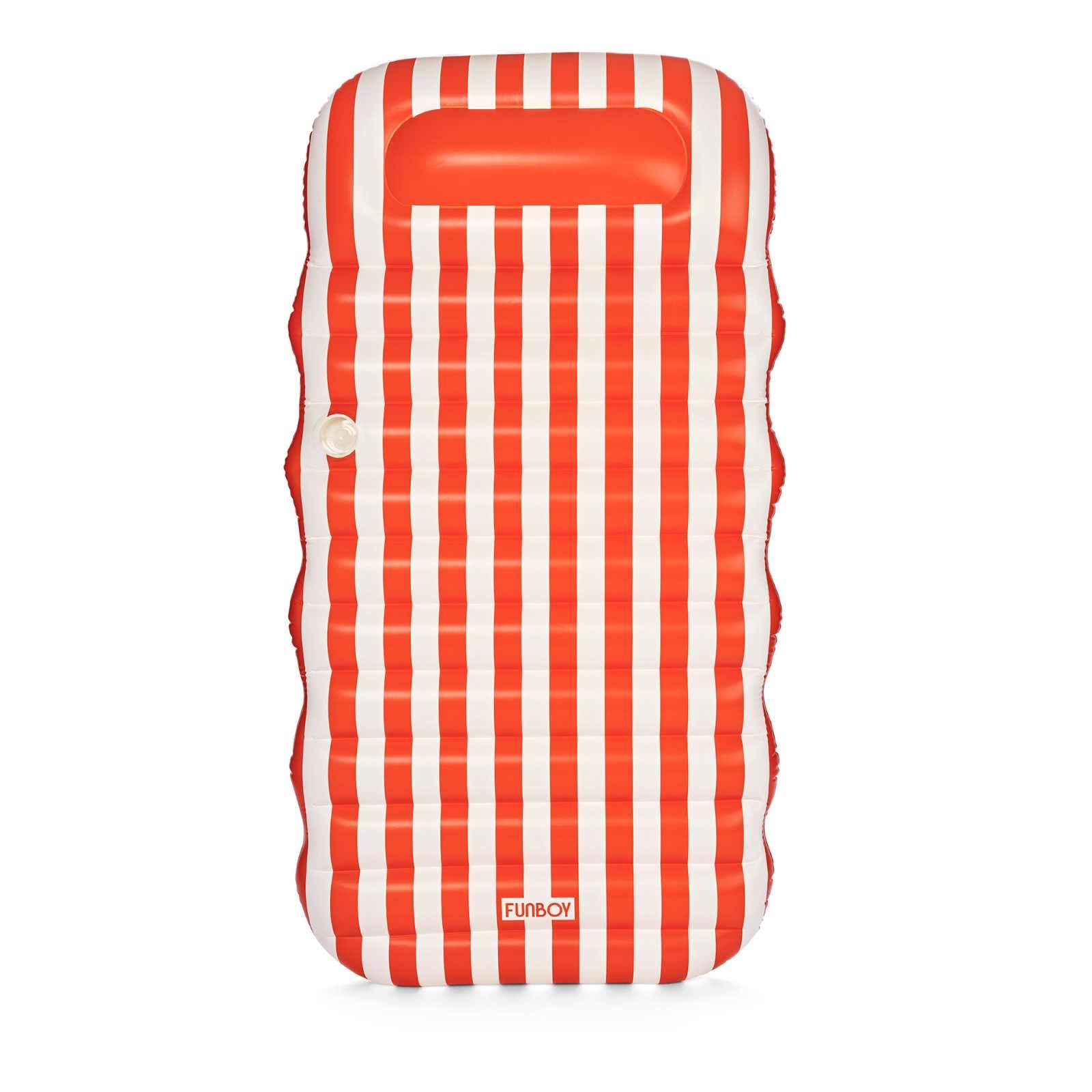 Flat Lounger Orange Stripe | Funboy Near Me