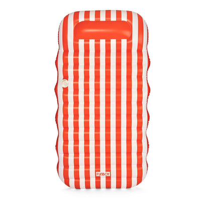 Flat Lounger Orange Stripe | Funboy Near Me