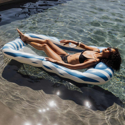 Mesh Lounger Blue Stripe | Funboy On Sale