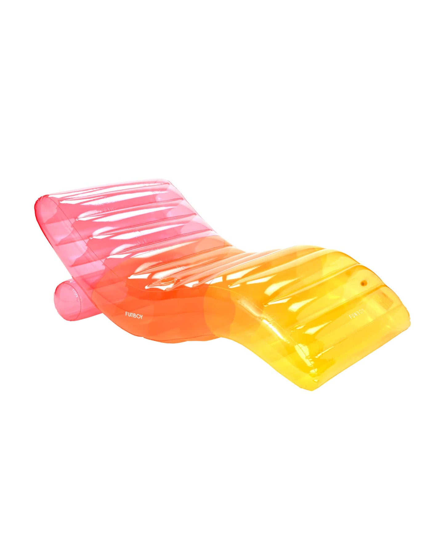 Clear Rainbow Chaise Lounger Pool Float | Funboy For Sale