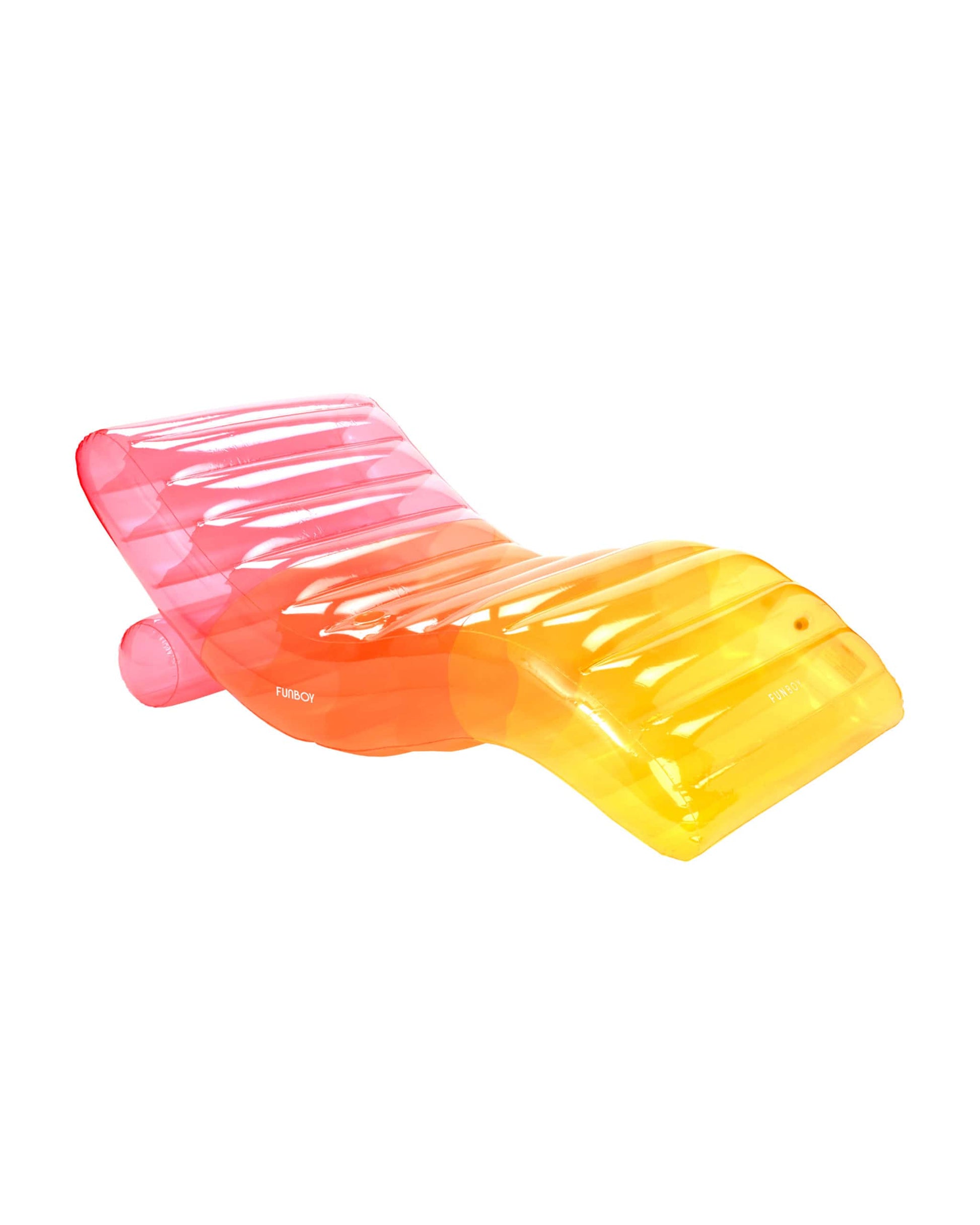 Clear Rainbow Chaise Lounger Pool Float | Funboy For Sale