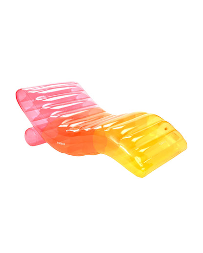 Clear Rainbow Chaise Lounger Pool Float | Funboy For Sale